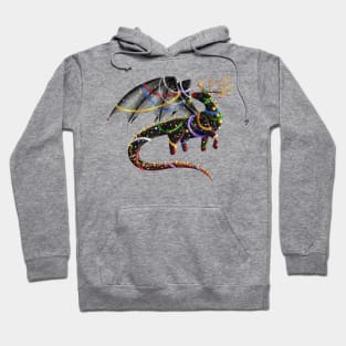 Kawaii Christmas Dragon - Without Background Hoodie